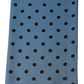 Blue Polka Dot Silk Fringed Lace Stole Scarf