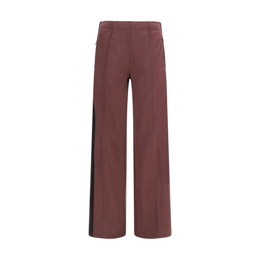 Bordeaux Polyester Athletic Pants