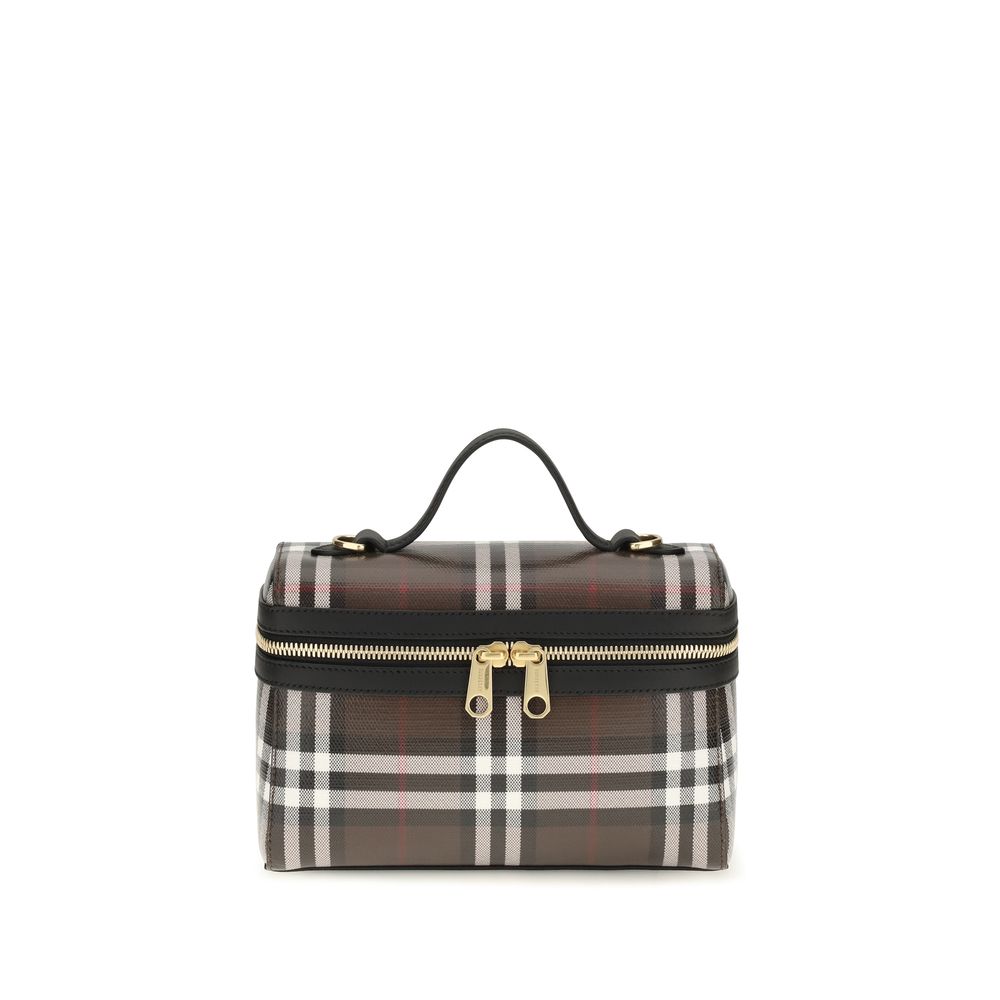 Brown Cotton Handbag