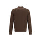 Brown Wool Oves Aries Dress Shirt
