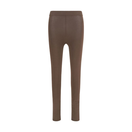Brown Viscose Leggings