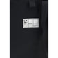 Black Polyester Shoulder Bag