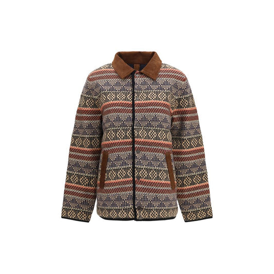 Brown Wool Oves Aries Full-Length Jacket