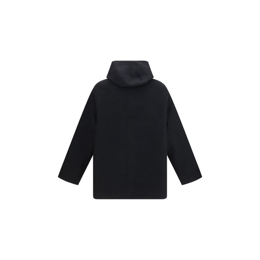 Black Wool Oves Aries Full-Length Jacket