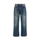 Blue Cotton Relaxed Fit Jeans