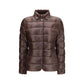 Brown Goose Down Full-Length Jacket