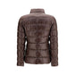 Brown Goose Down Full-Length Jacket