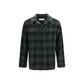 Bicolor Wool Oves Aries Pattern Shirt
