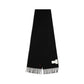 Black Wool Oves Aries Scarf
