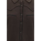 Brown Denim Shirt