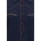 Blue Cashmere Dress Shirt