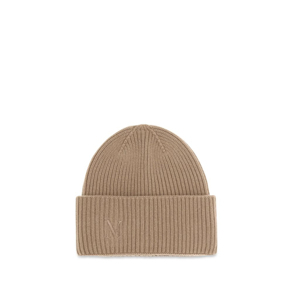 Beige Cashmere Beanie