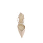 Beige Calf Leather Bos Taurus Pumps
