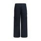 Black Cotton Cargo Pants