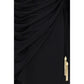 Black Viscose Casual Dress