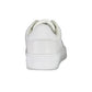 White Polyester Women's Sneaker