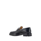 Black Calf Leather Bos Taurus Slip-On Loafers
