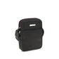 Black Fabric Shoulder Bag