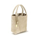Beige Calf Leather Bos Taurus Backet Bag
