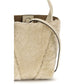 Beige Calf Leather Bos Taurus Backet Bag