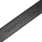 Black Grained Leather Gold Metal Buckle Belt