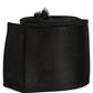 Black Satin Silk Wide Band Waist Cintura Belt