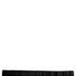 Black Satin Silk Wide Band Waist Cintura Belt