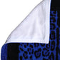 Royal Blue Leopard DG Logo 100% Cotton Beach Towel
