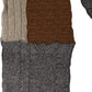 Multicolor Patchwork Wool Knit Shawl Scarf