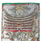 Multicolor Silk Printed Square Foulard Scarf