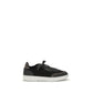 Black Nubuc Leather Athletic Sneakers