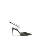 Bicolor Calf Leather Bos Taurus High Heel Pumps