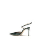 Bicolor Calf Leather Bos Taurus High Heel Pumps