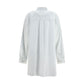 White Modal Pattern Shirt