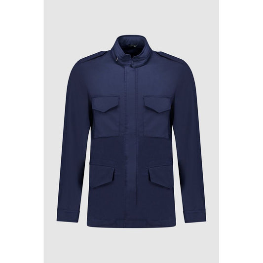 Navy Blue Cotton Jacket