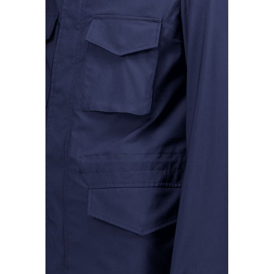 Navy Blue Cotton Jacket