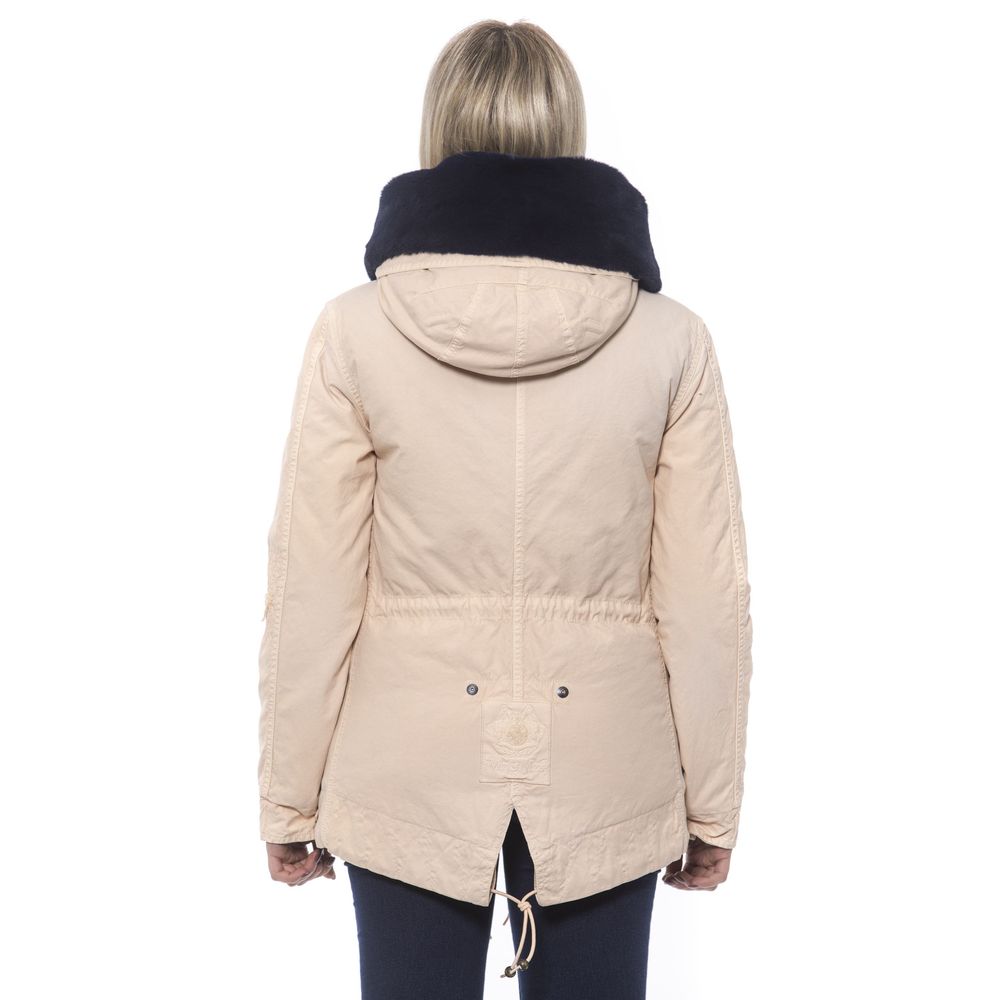 Pink Cotton Women Jacket