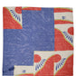 Multicolor Abstract Square Foulard Scarf