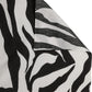 Black White Zebra Cotton Lace Stole Scarf