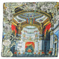 Multicolor Printed Silk Square Foulard Scarf