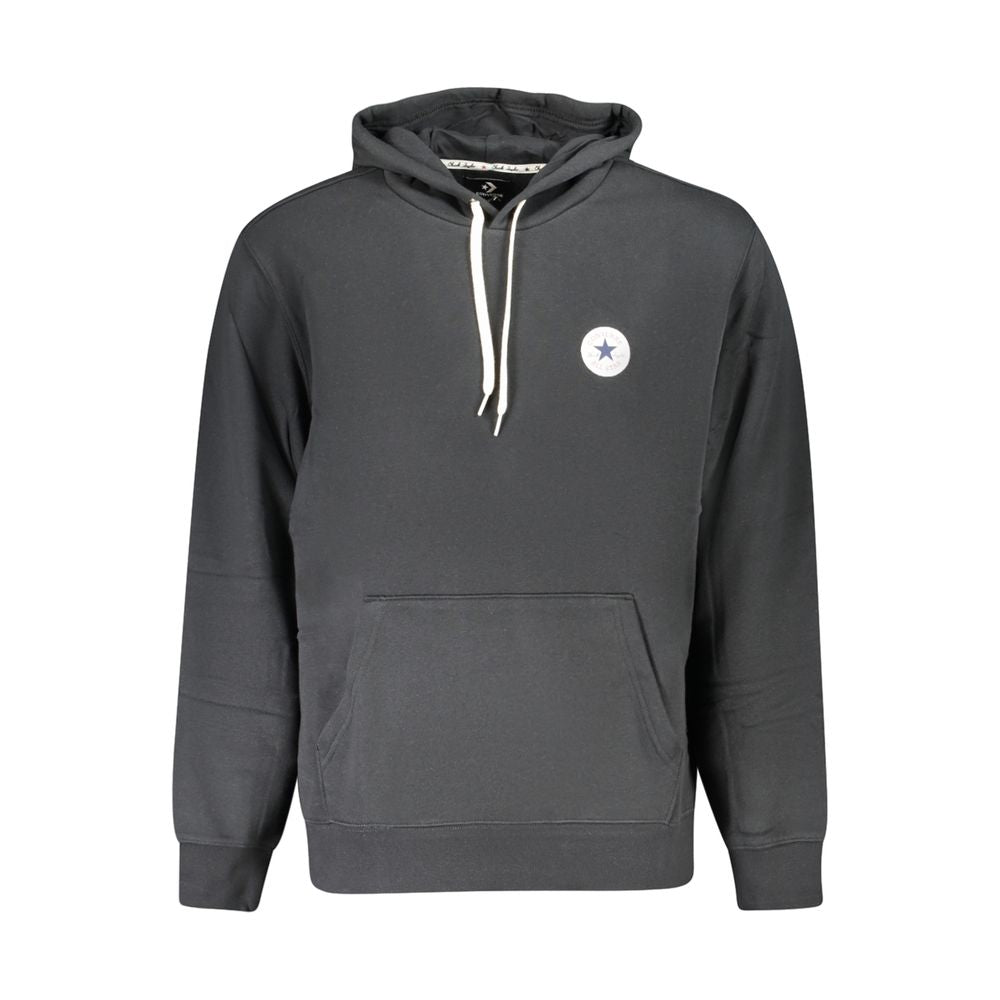 Black Cotton Men's Sweatshirt