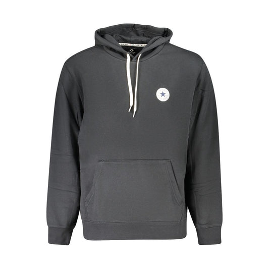 Black Cotton Men's Sweatshirt