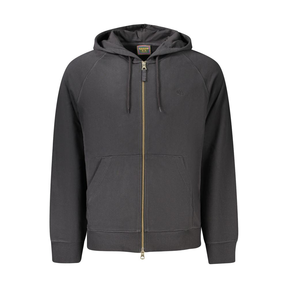 Black Cotton Men's Sweatshirt