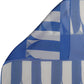 Blue White Patterned Square Foulard Scarf