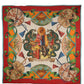 Multicolor Marco Polo Motifs Shawl Scarf