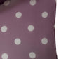 Purple White Polka Dot Square Foulard Scarf
