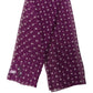 Purple White Polka Dot Shawl Stole Scarf