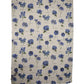 White Silk Floral Chiffon Long Stole Scarf