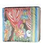 Multicolor Silk Printed Square Foulard Scarf