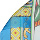 Multicolor Silk Printed Square Foulard Scarf